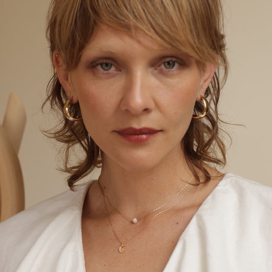 SINGLE FRESH WATER PEARL NECKLACE