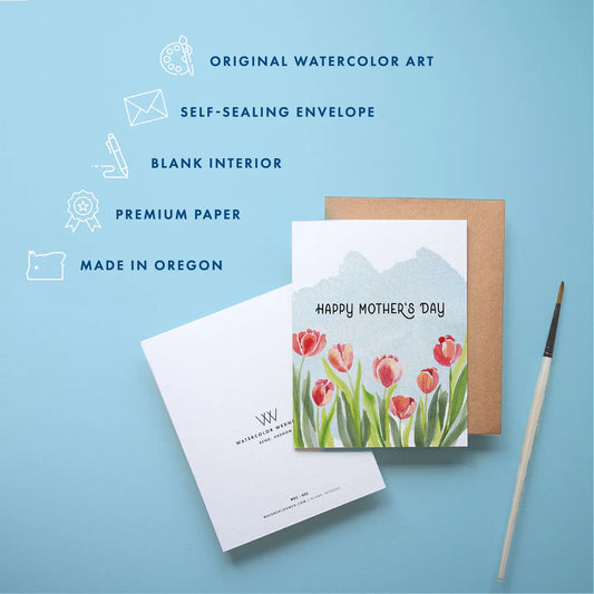 SPRING TULIP HAPPY MOTHER'S DAY CARD