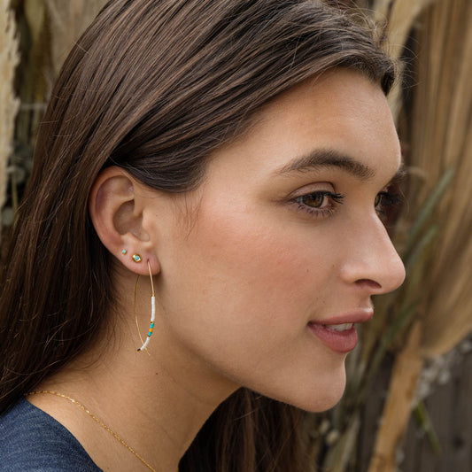 JAPANESE BEAD MARQUISE THREADERS