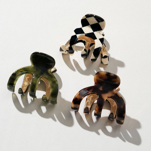 SMALL OCTOPUS METAL CLAW CLIP