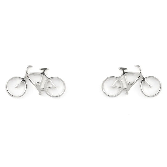BICYCLE POST EARRINGS