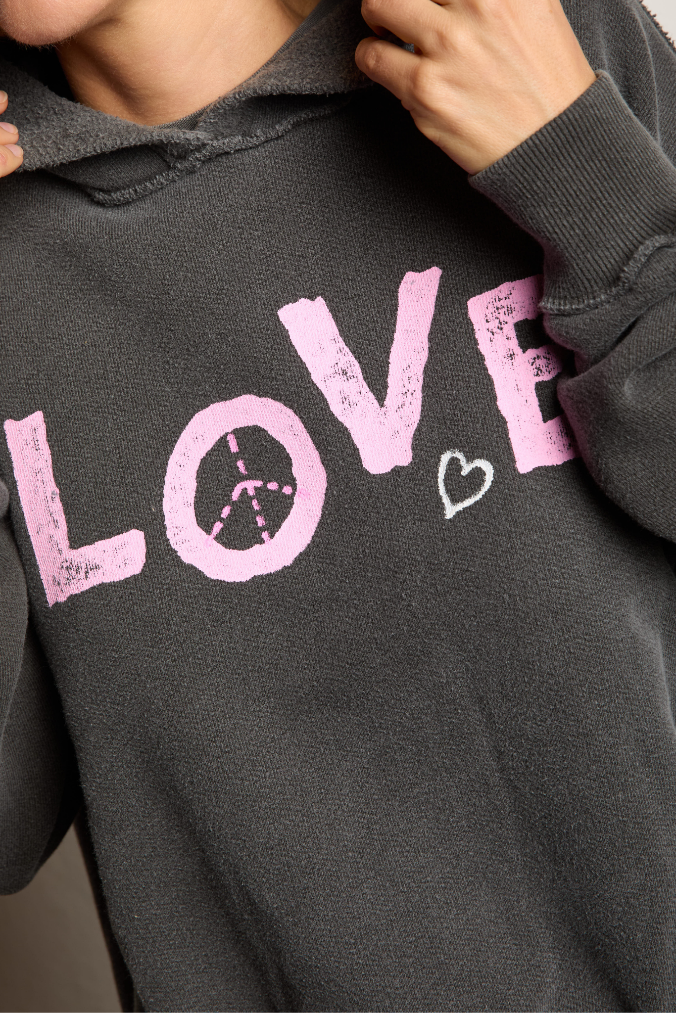 Pink Vandal Love Hoodie