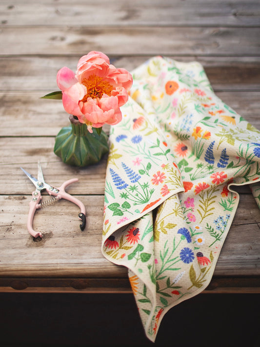 KITCHEN AND TEA TOWEL - WILDFLOWER WONDER