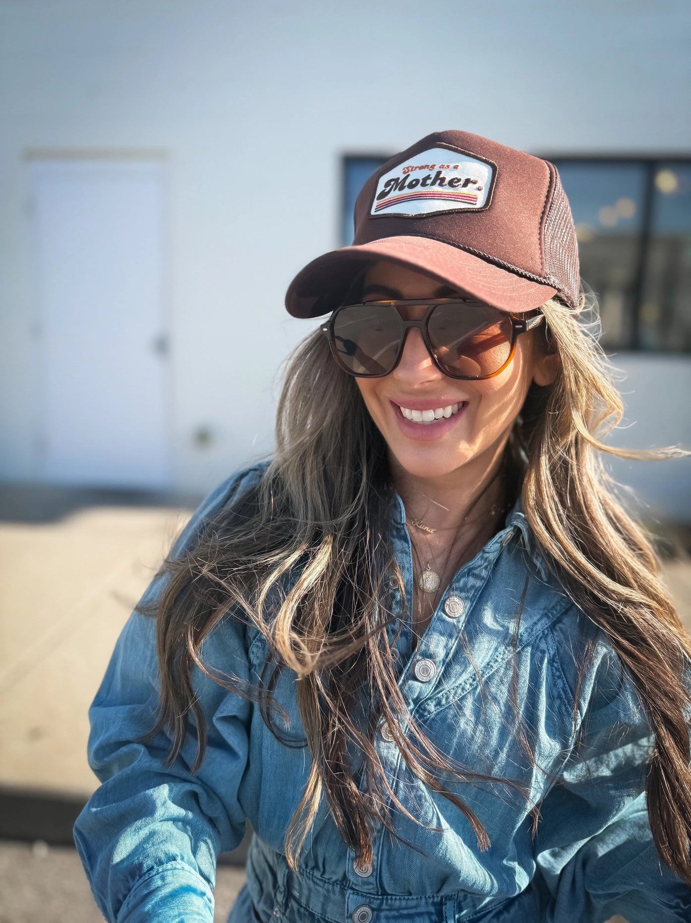 "Retro Mother". PATCH HAT