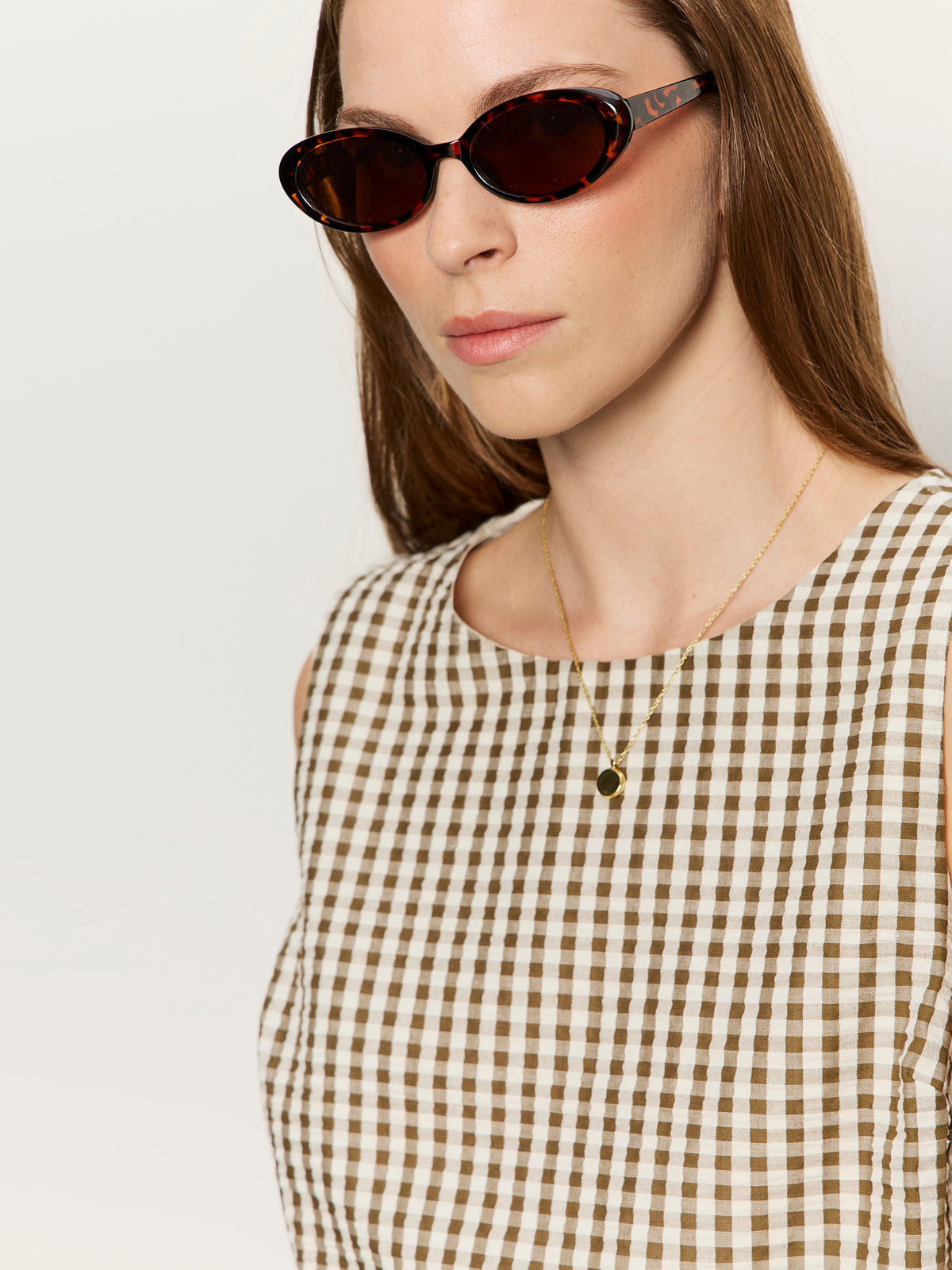 BETTER DAYS GINGHAM SHELL