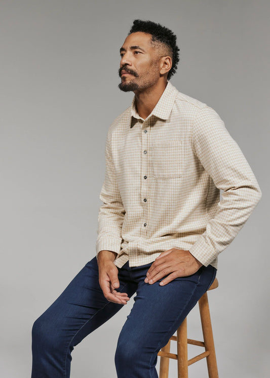 GENERATION™ HOUNDSTOOTH KNIT SHIRT