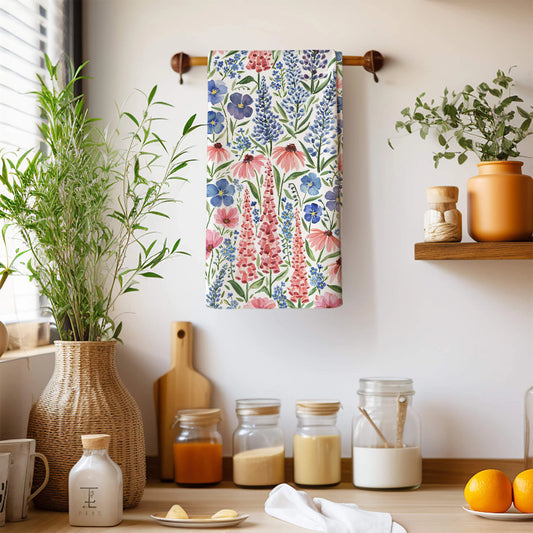 SPRING COLORS TEA TOWEL