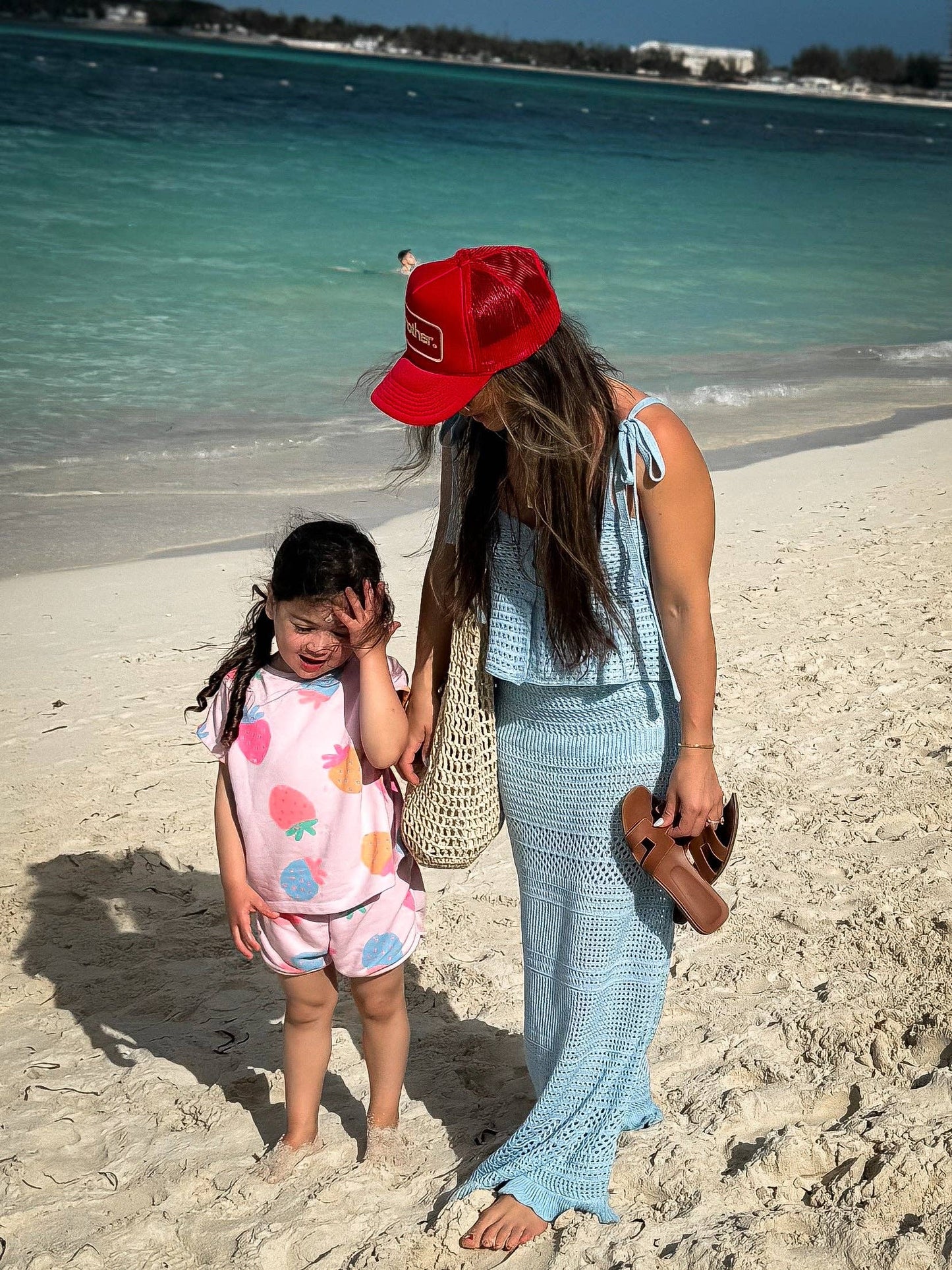 Mother Patch Trucker Hat - Red: Red