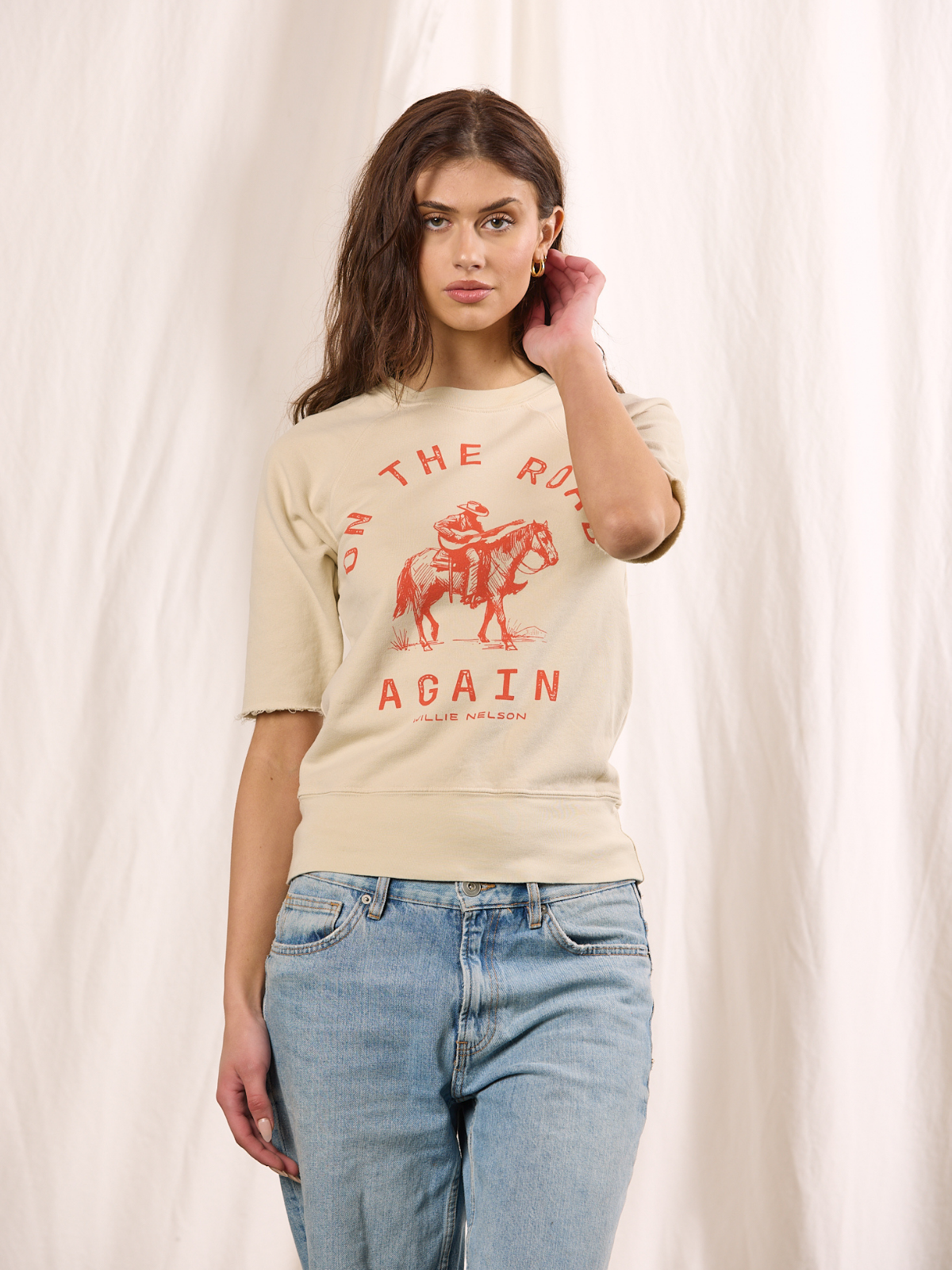 Willie Nelson on the Road Raglan