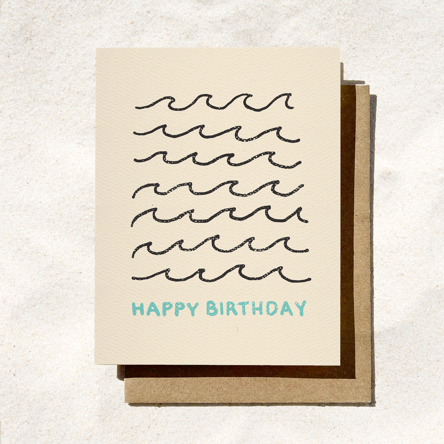Happy Birthday Wave Card