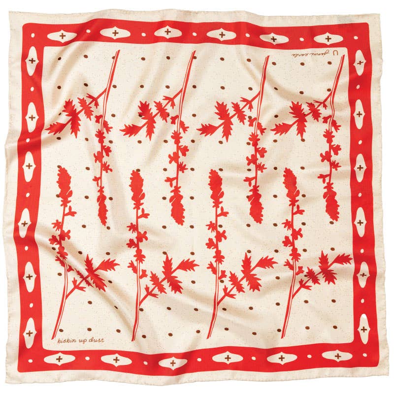 SILK SCARF  “Kickin' Up Dust”
