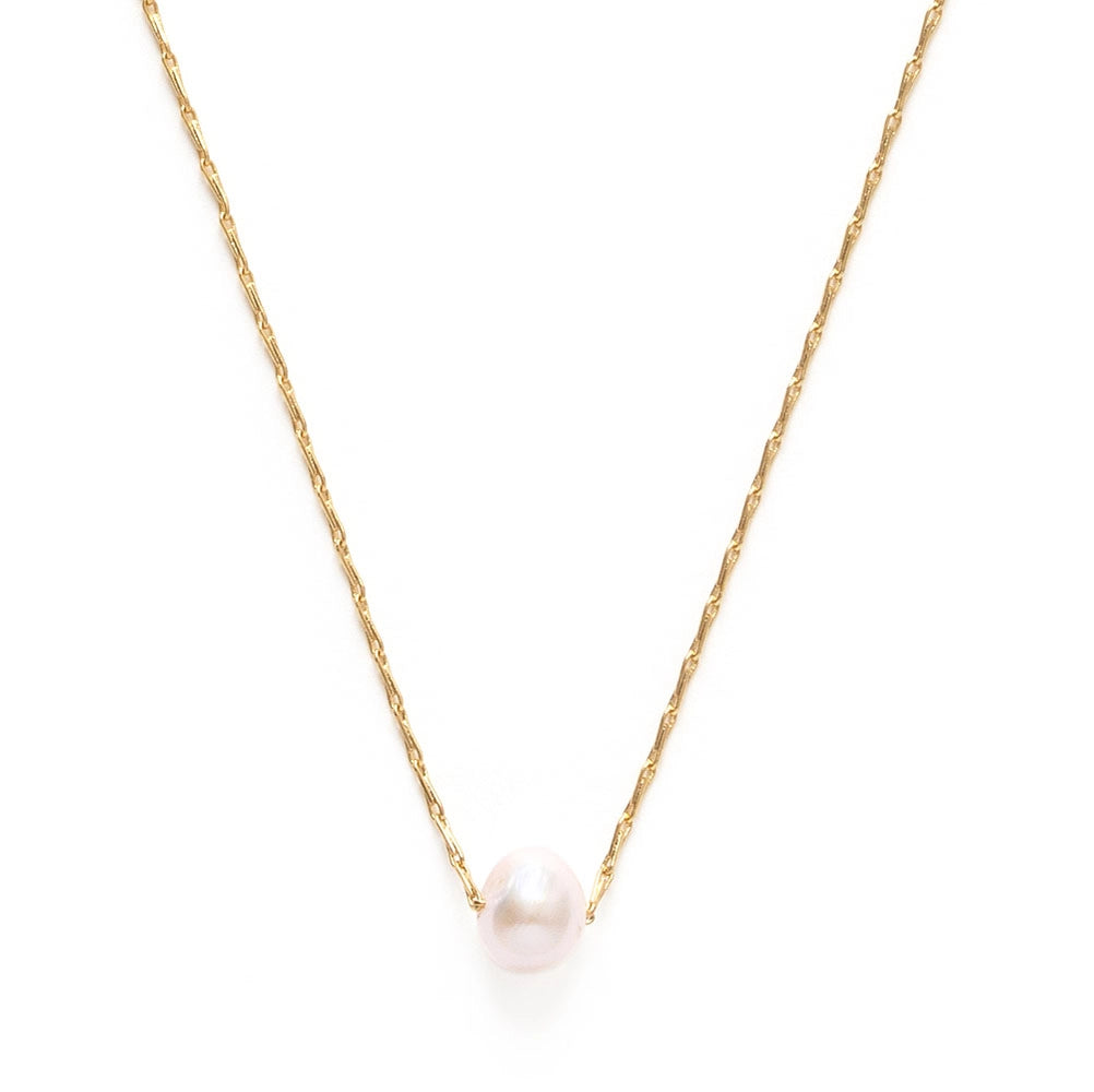 SINGLE FRESH WATER PEARL NECKLACE