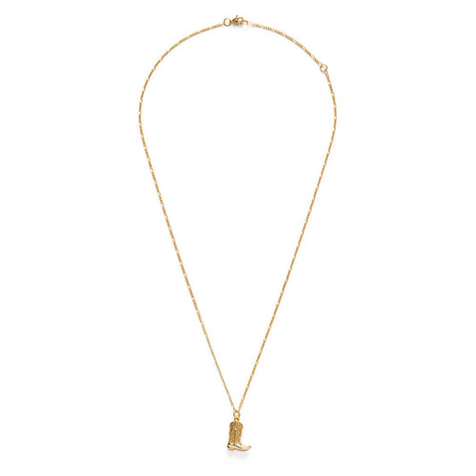 COWBOY BOOT CHARM NECKLACE