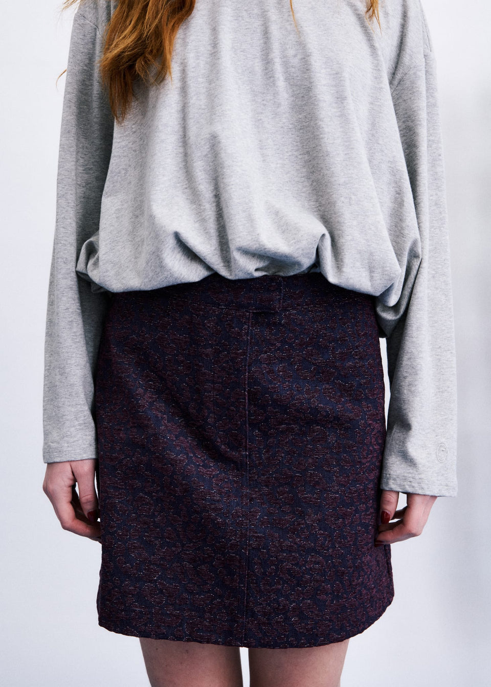 JEJU SKIRT BURGUNDY
