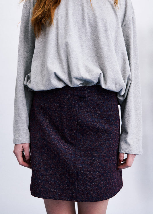 JEJU SKIRT BURGUNDY