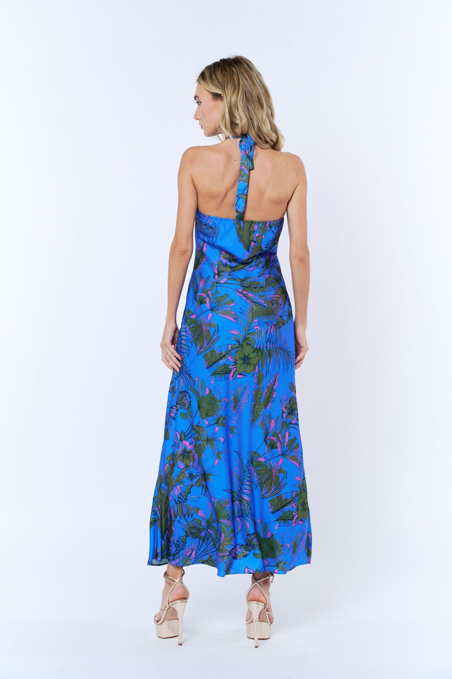 RUNE HALTER MAXI DRESS