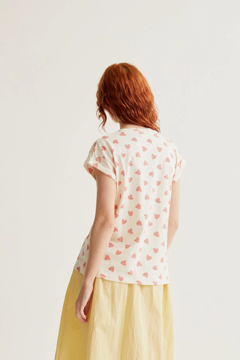 LADYBAG  RED PRINT T-SHIRT