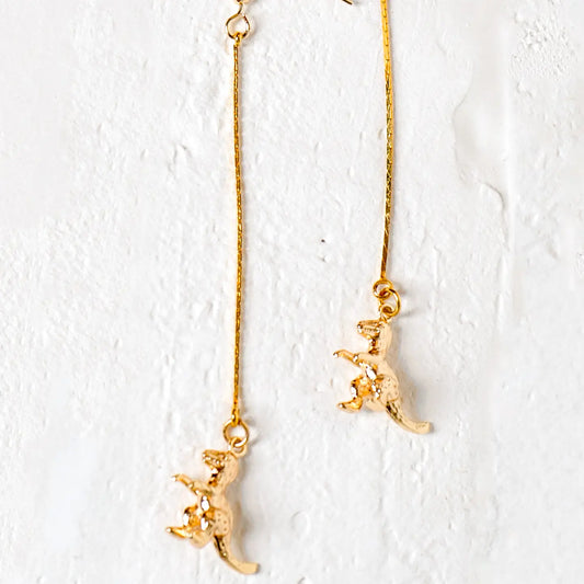 DINO-MITE T REX EARRING