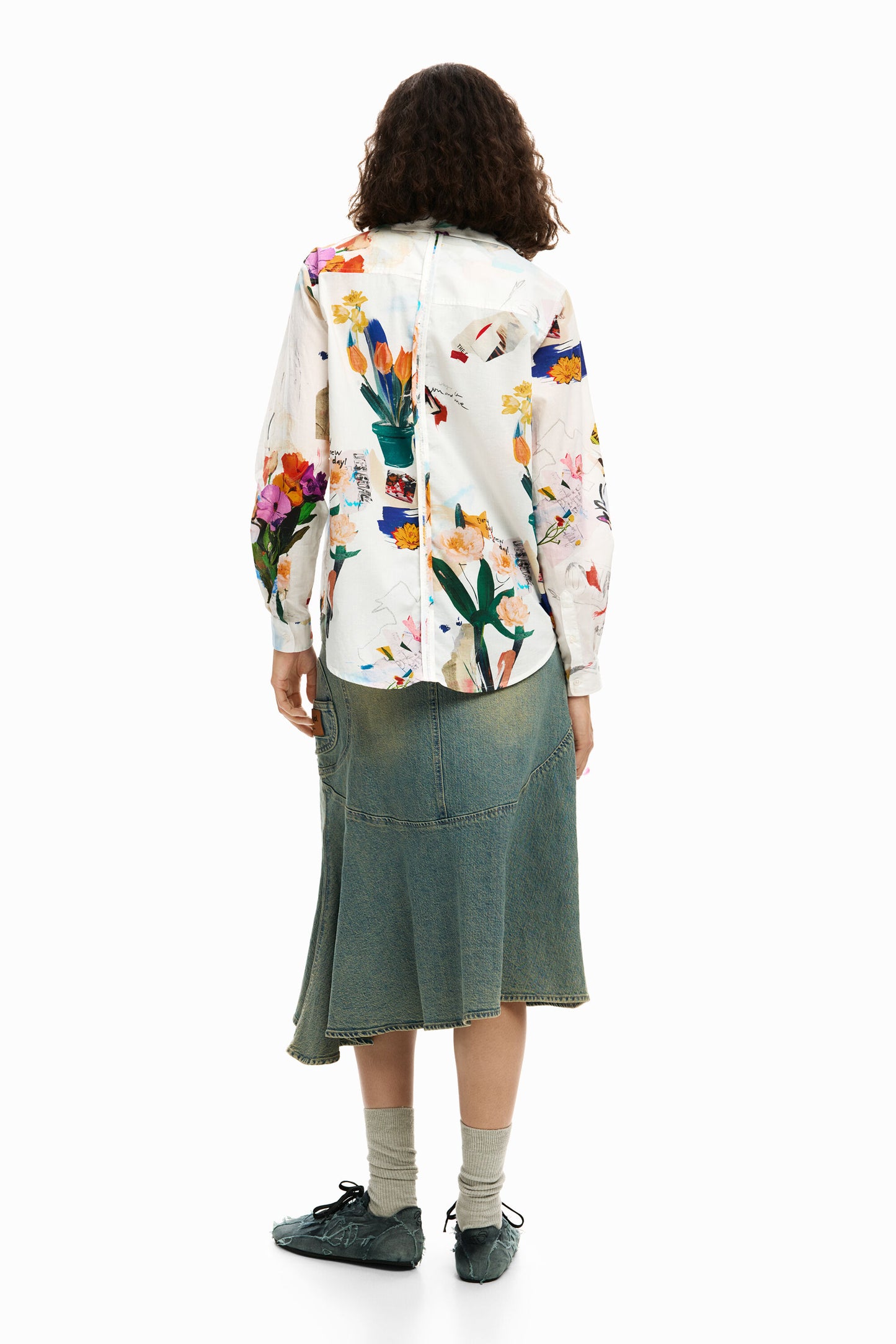 SHIRT COLLAGE FLOWERS