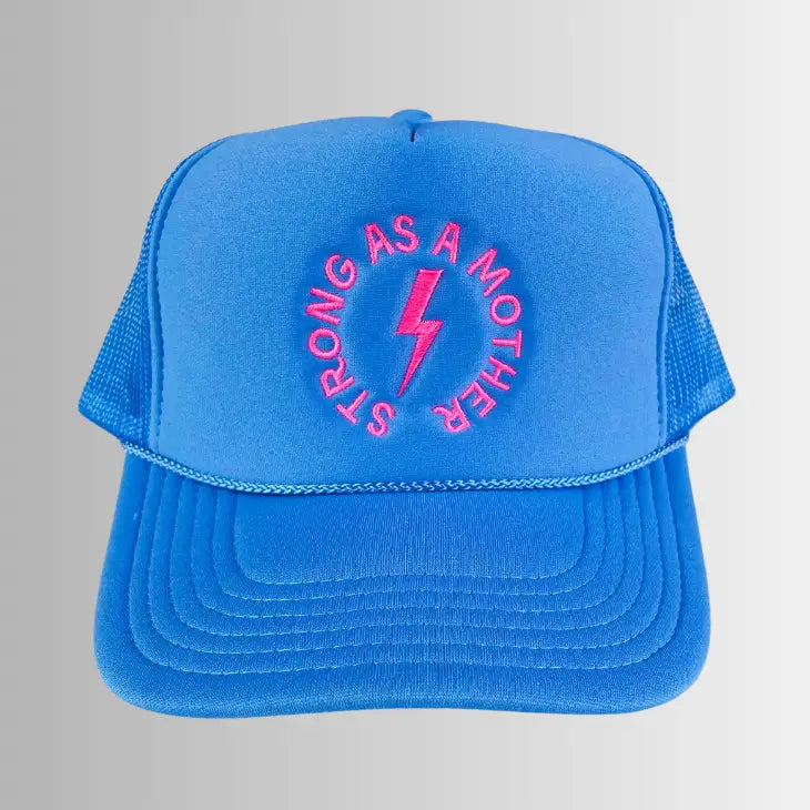 Strong As A Mother® EMBROIDERED TRUCKER HAT