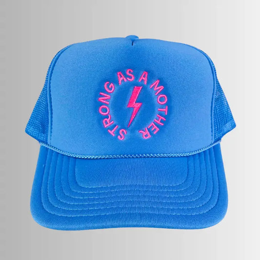 Strong As A Mother® EMBROIDERED TRUCKER HAT
