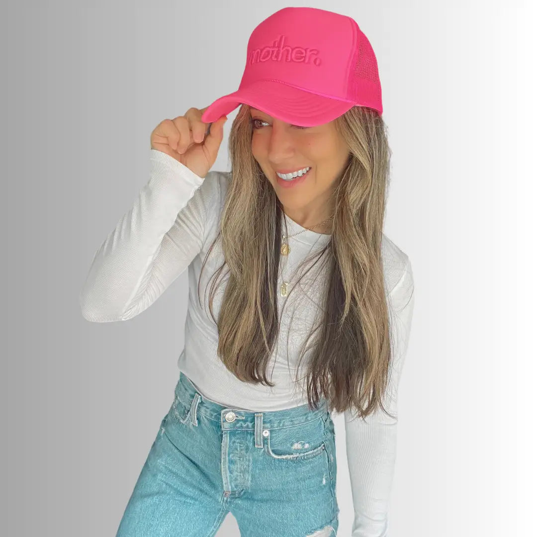 MOTHER EMBROIDERED TRUCKER HAT