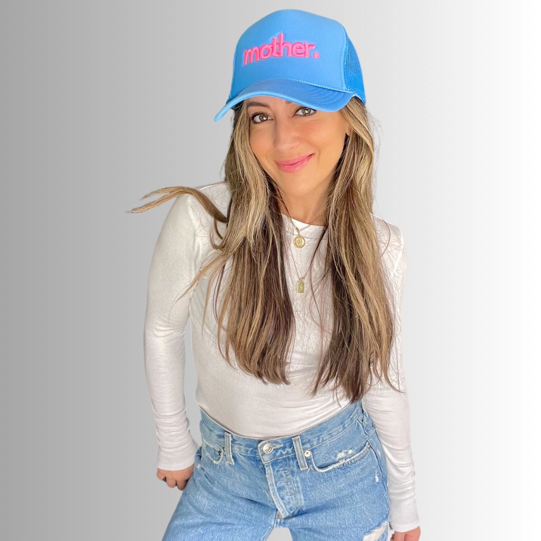 MOTHER EMBROIDERED TRUCKER HAT