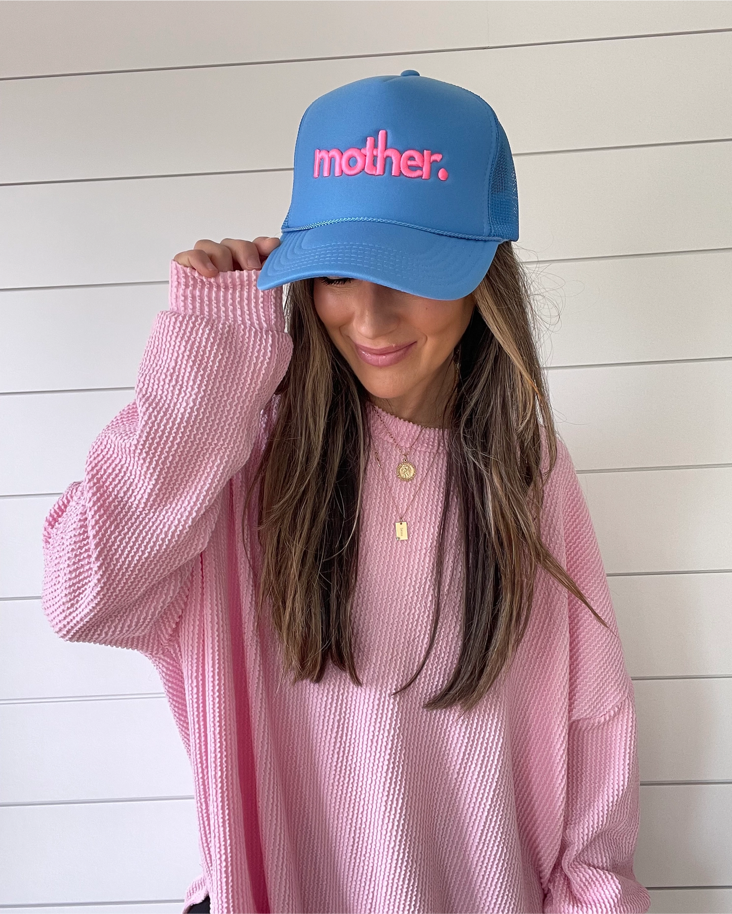 MOTHER EMBROIDERED TRUCKER HAT