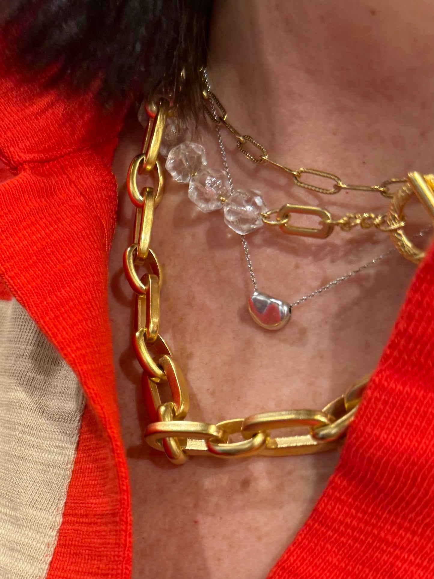 Sia Crystal Chandelier Necklace