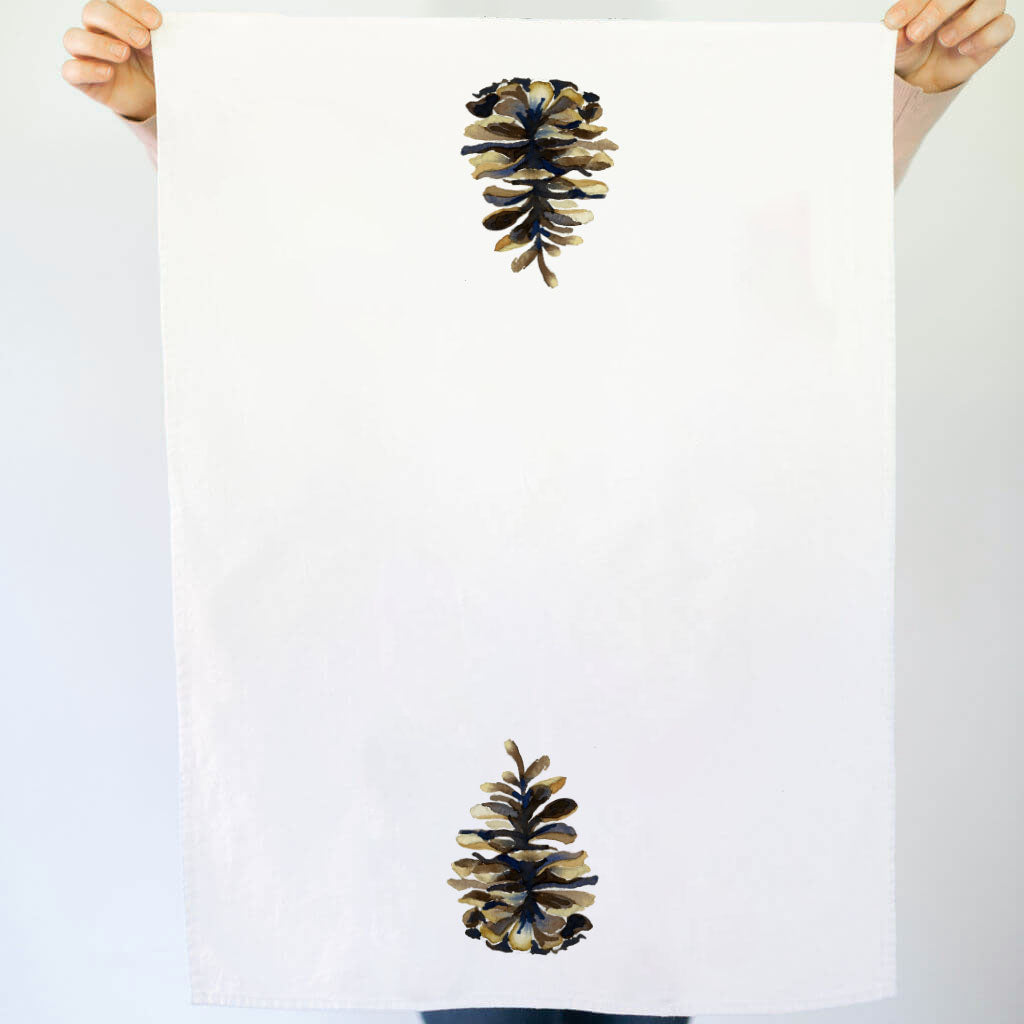 PINECONE TEA TOWEL