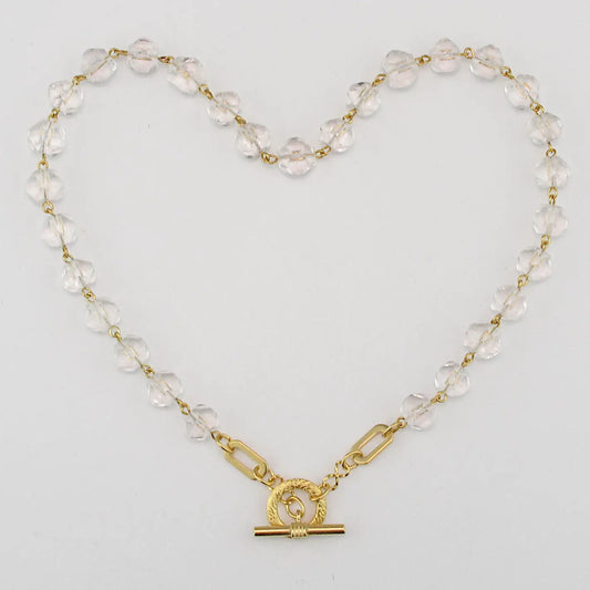 Sia Crystal Chandelier Necklace