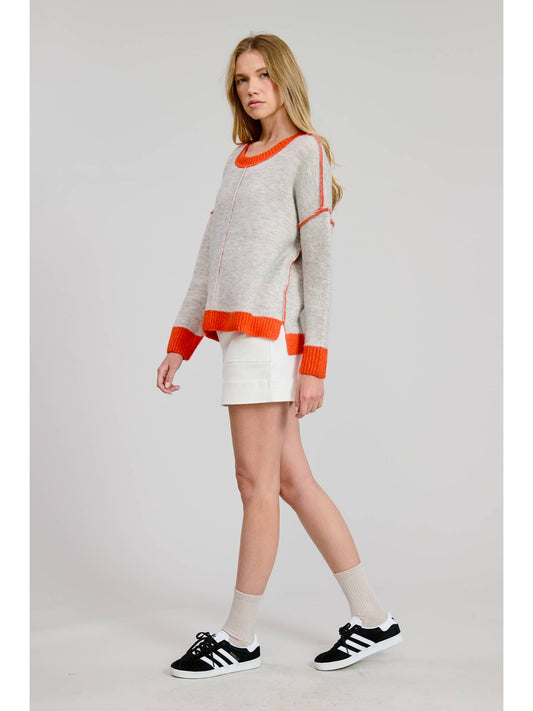 MUNICH COLOR CONTRAST SWEATER