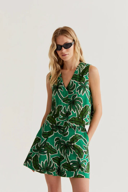 GREEN PALM VEST