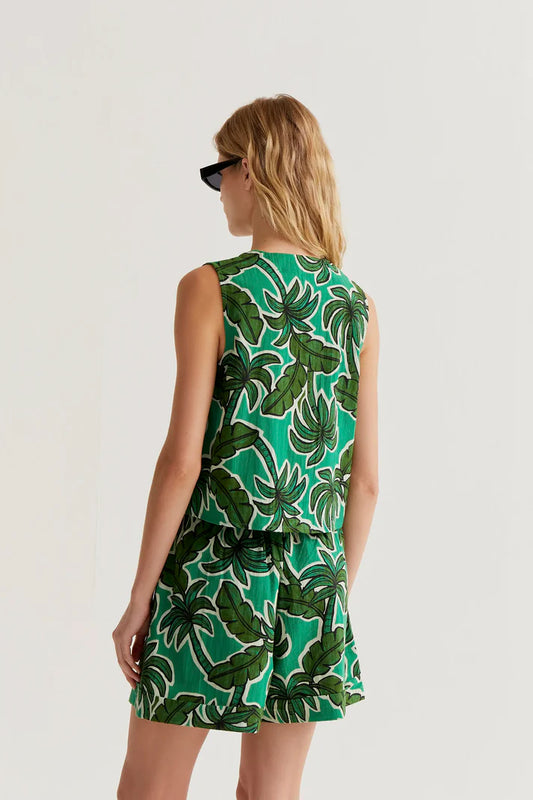 GREEN PALM VEST
