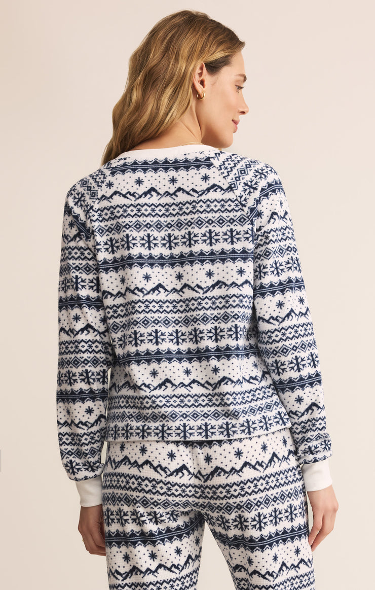 SLOPES FAIRISLE LONG SLEEVE TOP