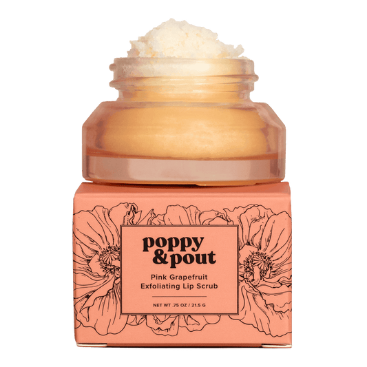 EXFOLIATING LIP SCRUB IN PINK GRAPEFRUIT