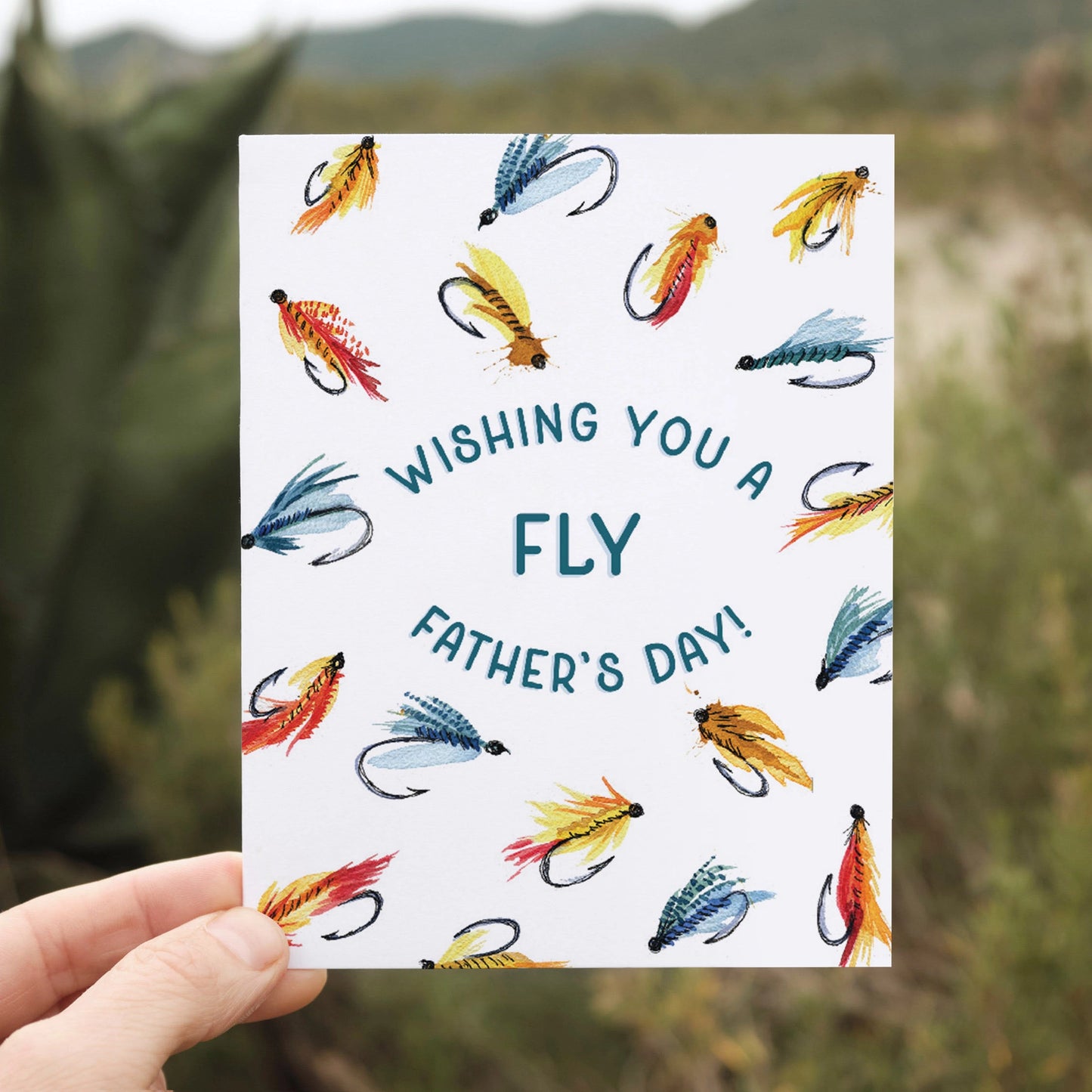 FLY FISHING FATHER'S DAY CARD