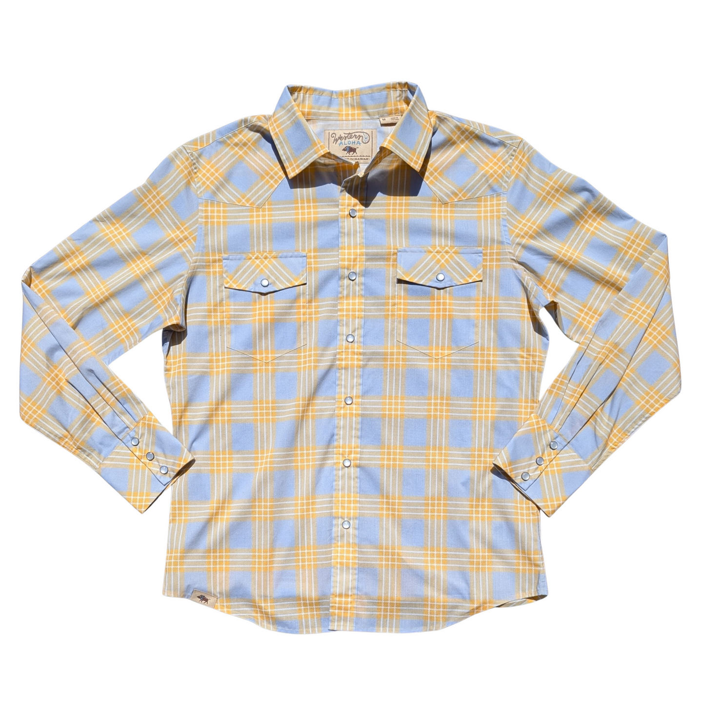 PALAKA NUI GRAY YELLOW  SHIRT