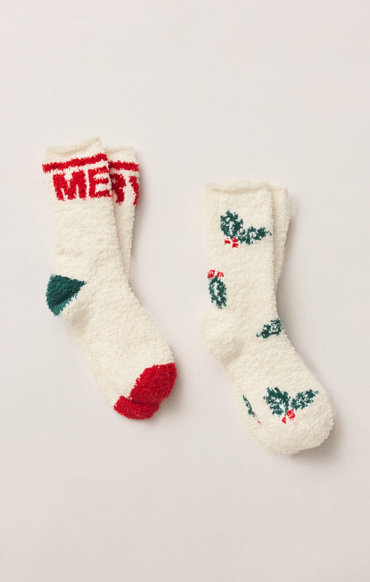 MERRY FUZZY SOCK SET