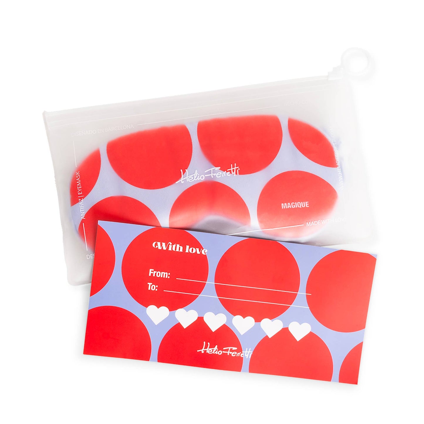 EYE MASK  SCARLET DOT