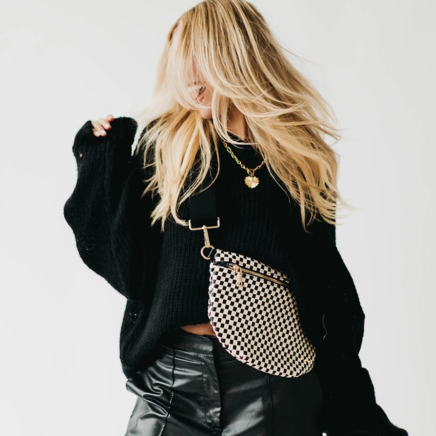 WOVEN BUM BAG