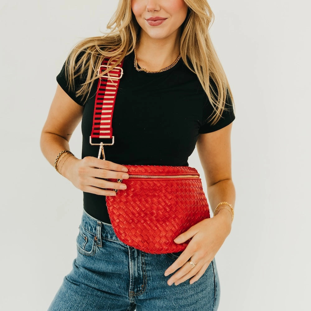 WOVEN BUM BAG