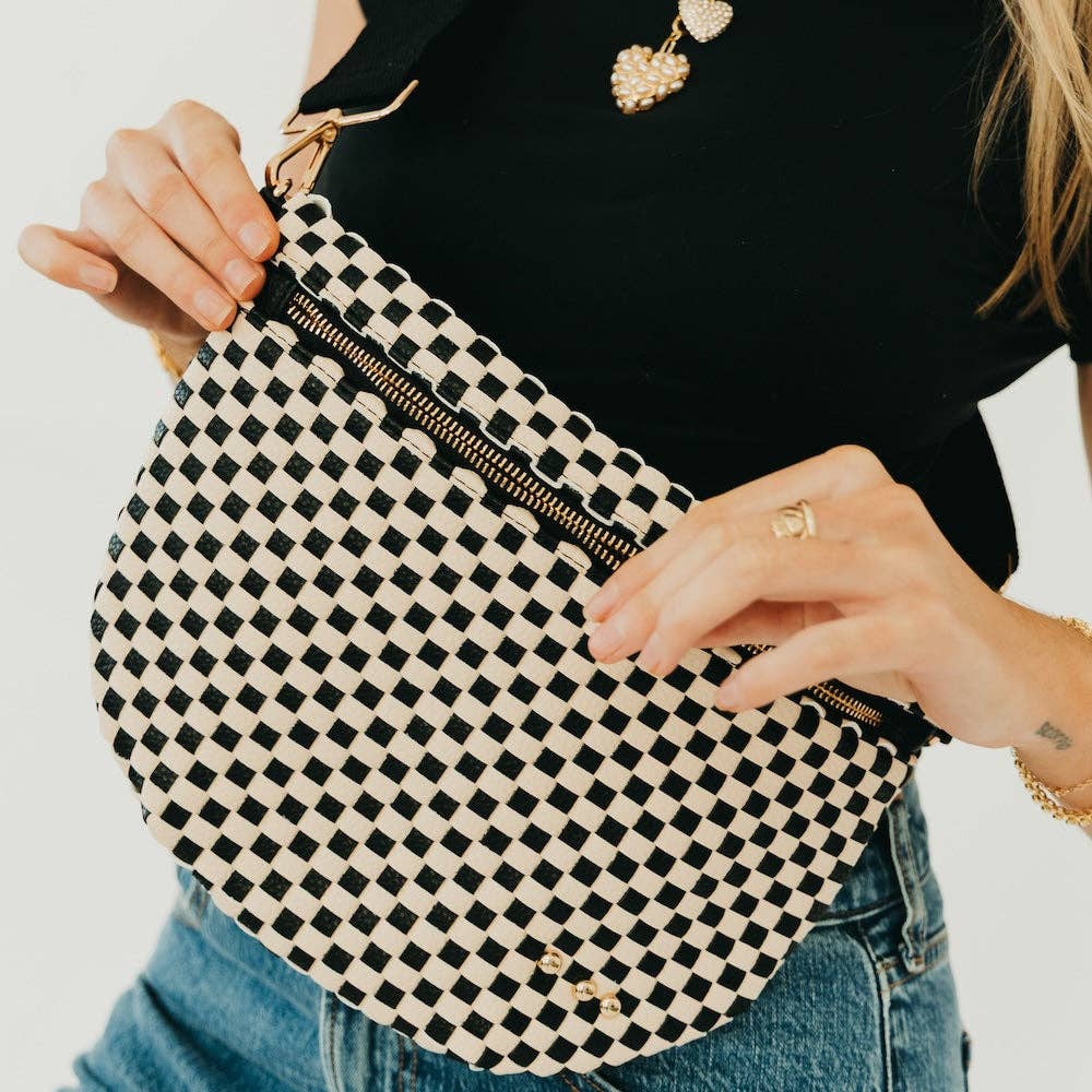 WESTLYN WOVEN BUM  BAG
