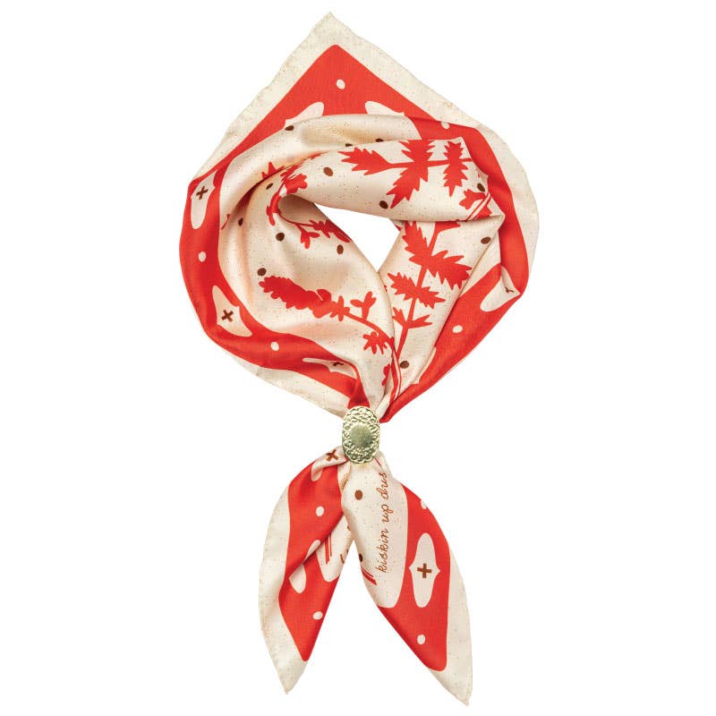SILK SCARF  “Kickin' Up Dust”