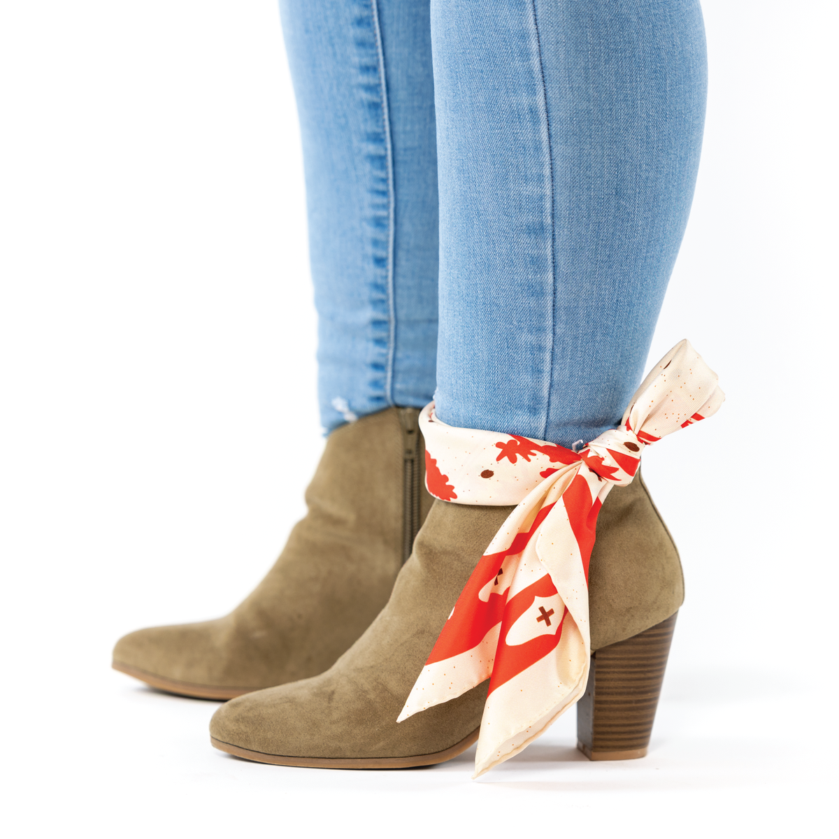 SILK SCARF  “Kickin' Up Dust”