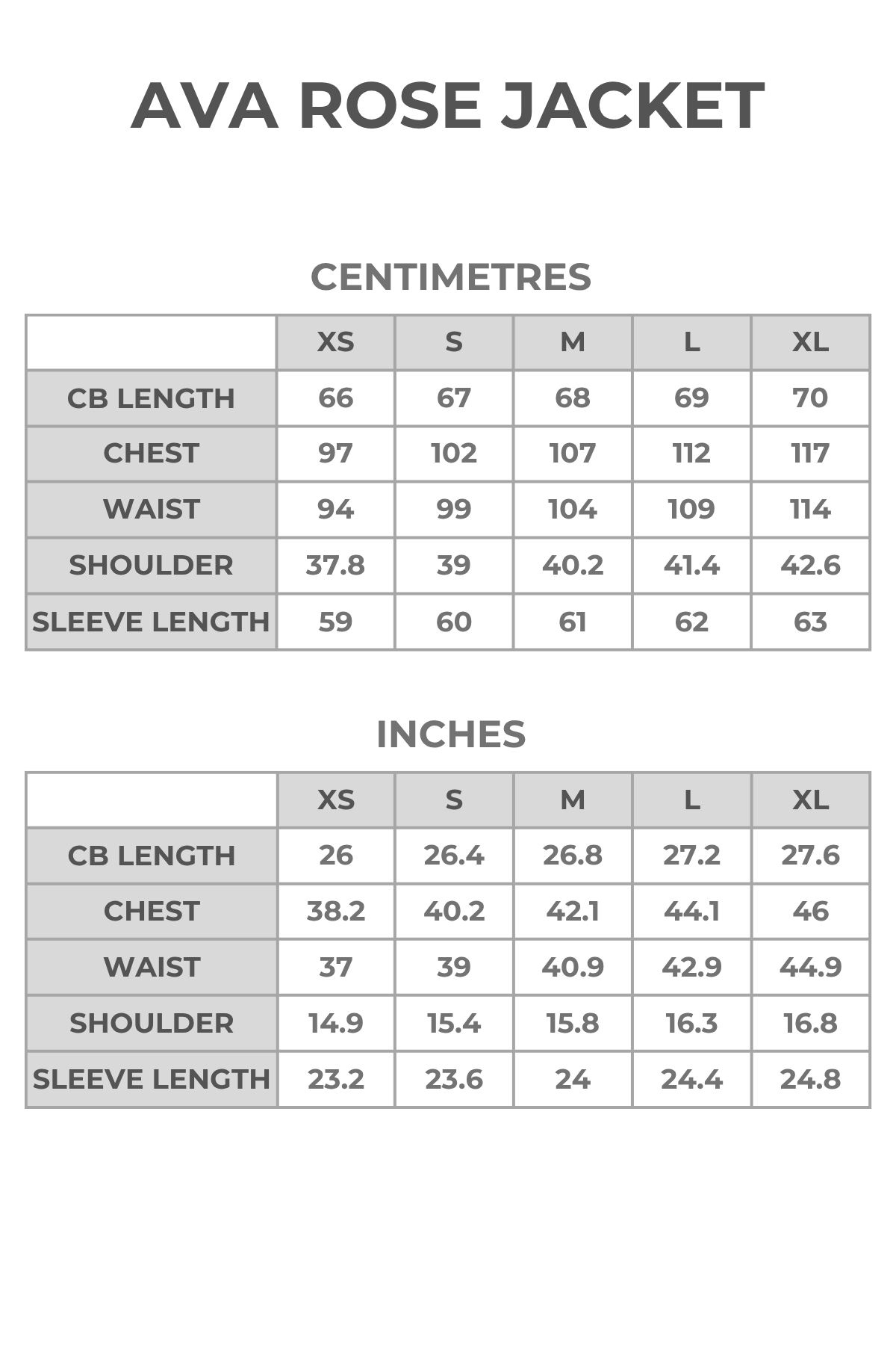 PROCEED WITH CAUTION AVA ROSE JACKET