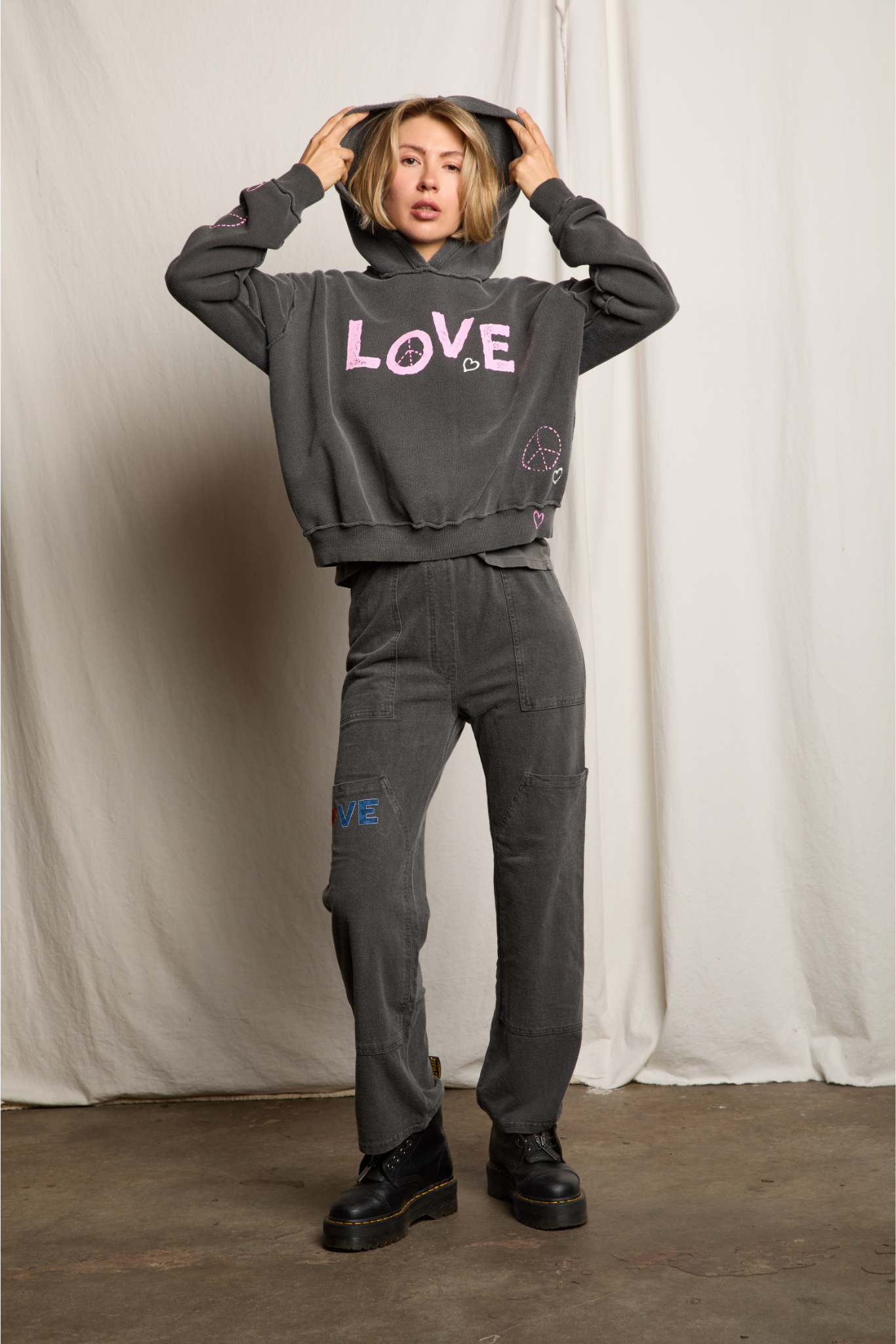 Pink Vandal Love Hoodie