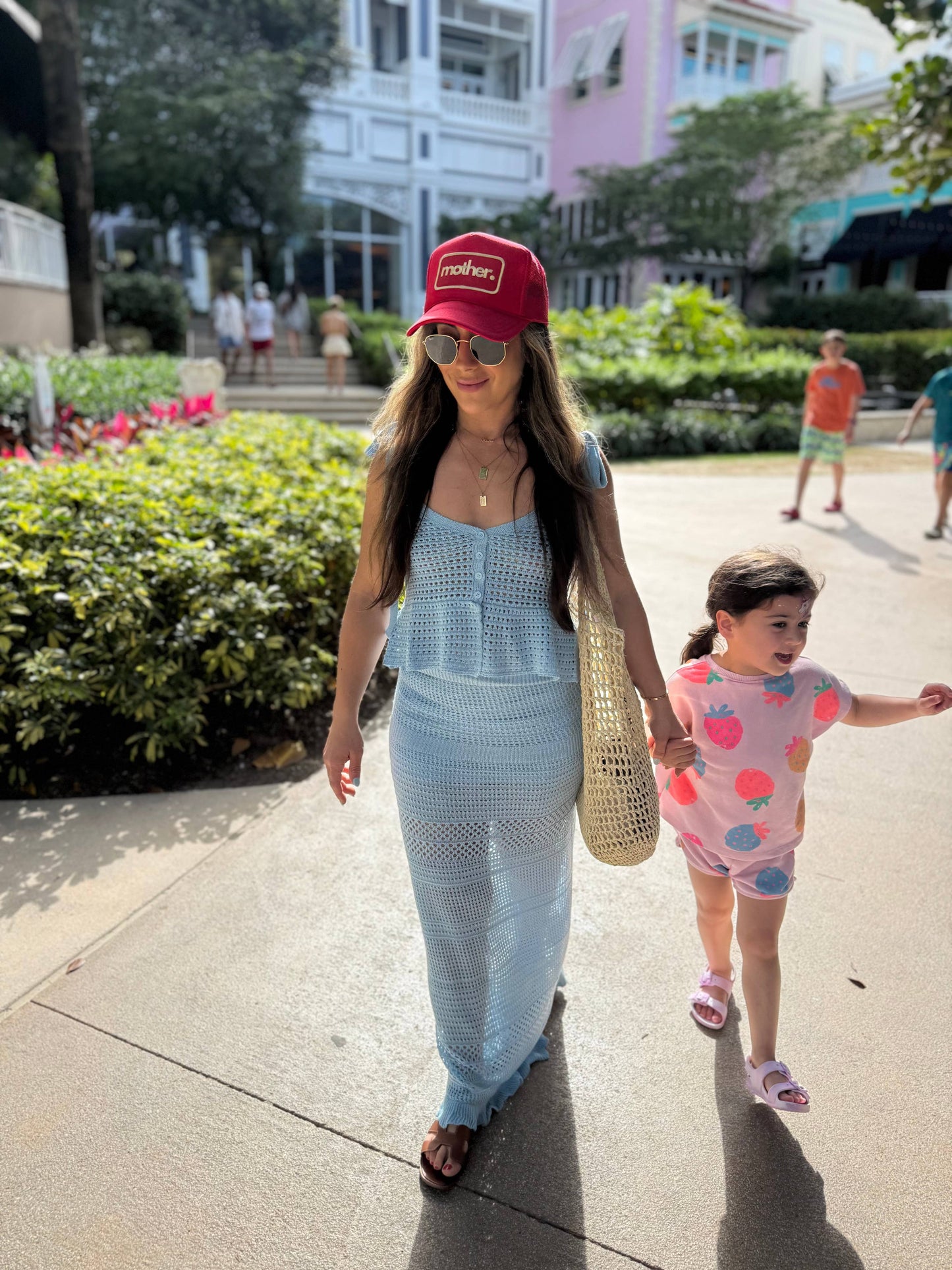 Mother Patch Trucker Hat - Red: Red