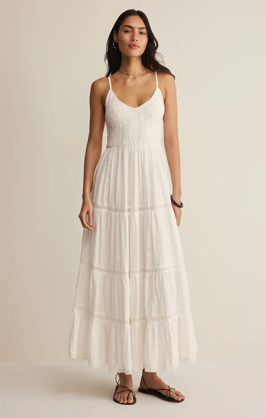 BEHATI EYELET MIDI DRESS