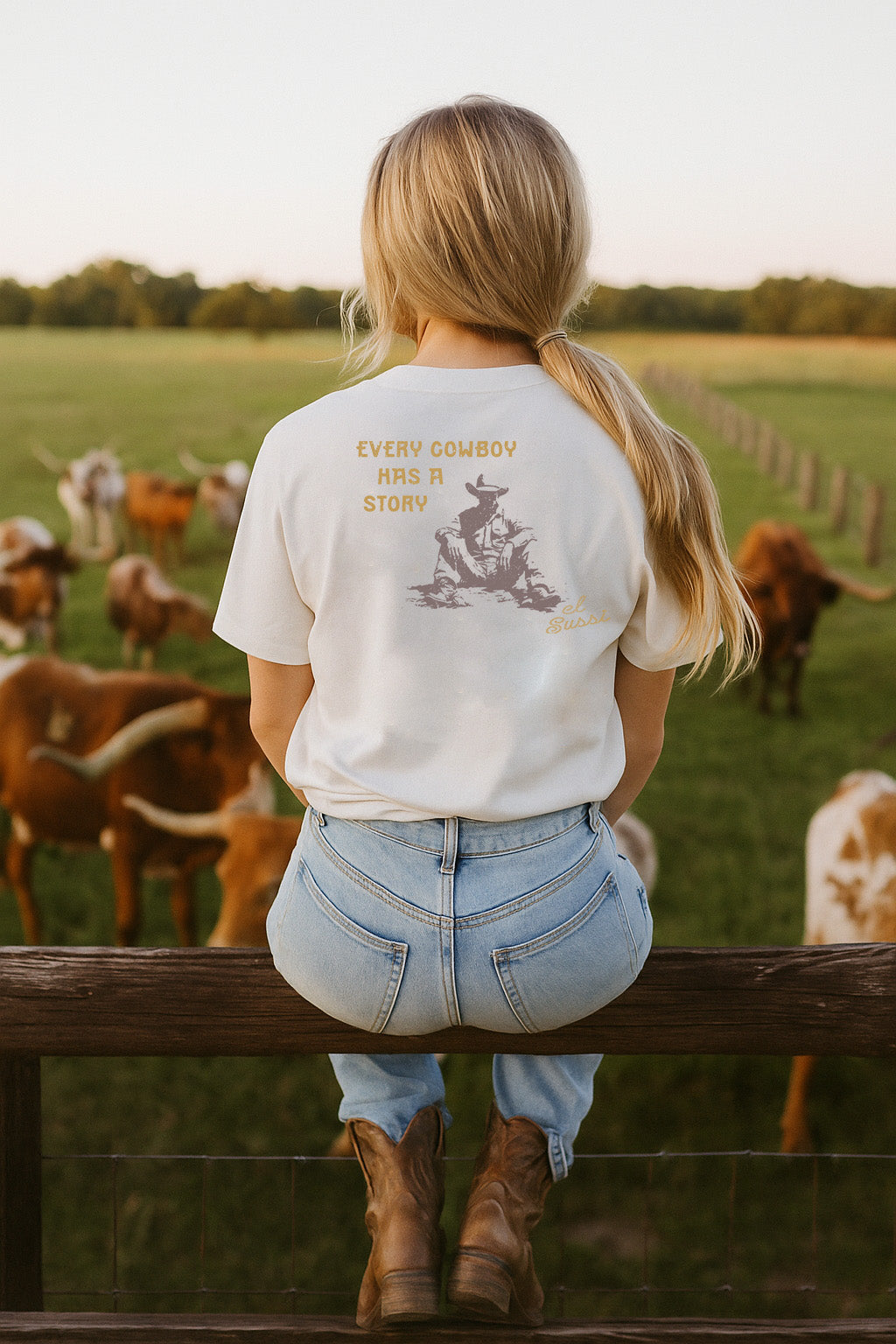 EVERY DAY COWBOY TEE